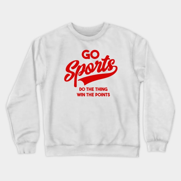 Go Sports Crewneck Sweatshirt by Space Monkeys NFT